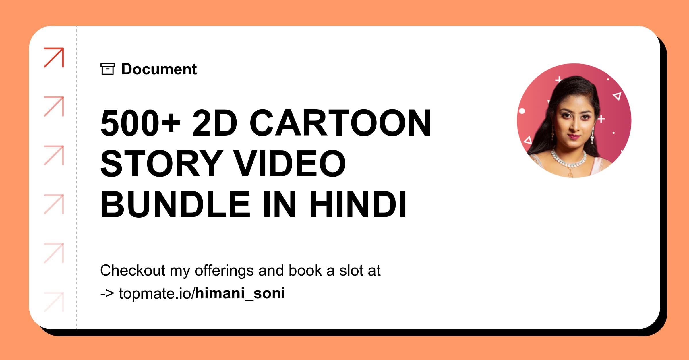 2D Cartoon Story Video Bundle In Hindi with Himani Soni